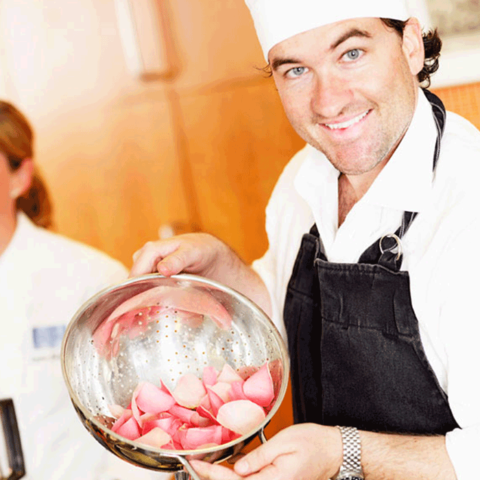 Using Flowers In Cooking Bowl