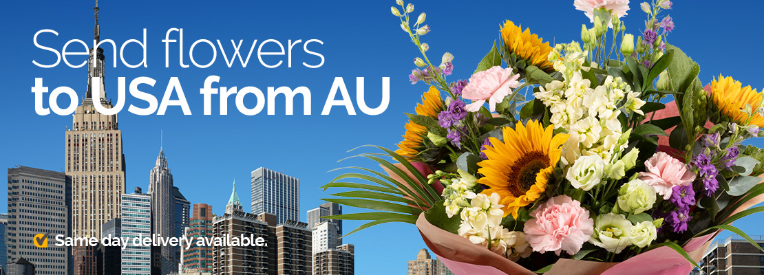 Send flowers to USA from Australia